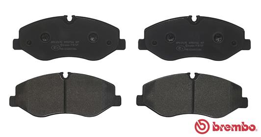 Brembo Brake Pads Front Mercedes V Class W447 ( Set Lh&Rh) (P50129)