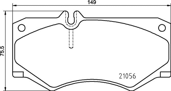 Brembo Brake Pads Front Mercedes-Benz ( Set Lh&Rh) (P50134)