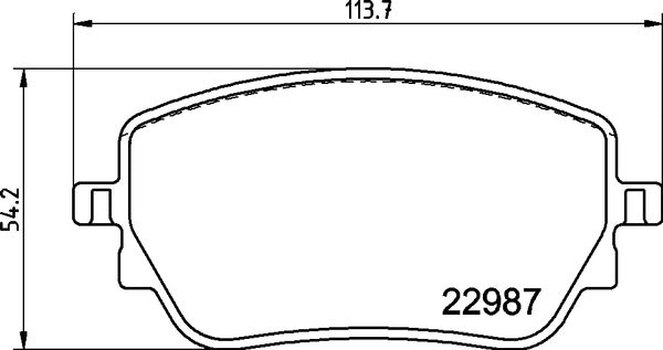 Brembo Brake Pads Rear Mercedes-Benz ( Set Lh&Rh) (P50148)