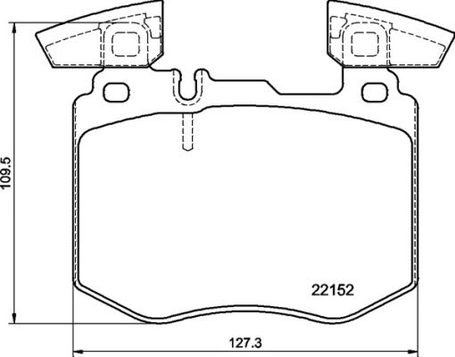 Brembo Brake Pads Front Mercedes Glc-Series ( Set Lh&Rh) (P50159)