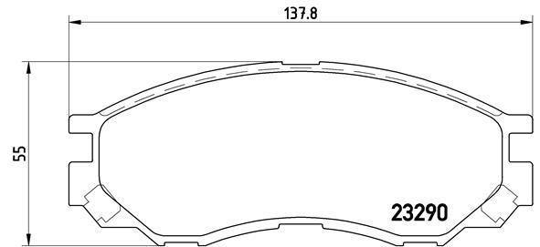 Brembo Brake Pads -Front (P54020) P54020 -Modern Auto Parts