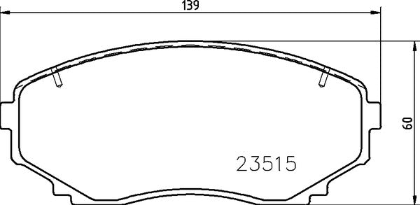 Brembo Brake Pads Front Mazda Cx-7/Cx-9/M ( Set Lh&Rh) (P54059)