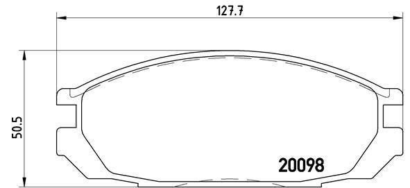 Brembo Brake Pads Rear (P56020) P56020 -Modern Auto Parts