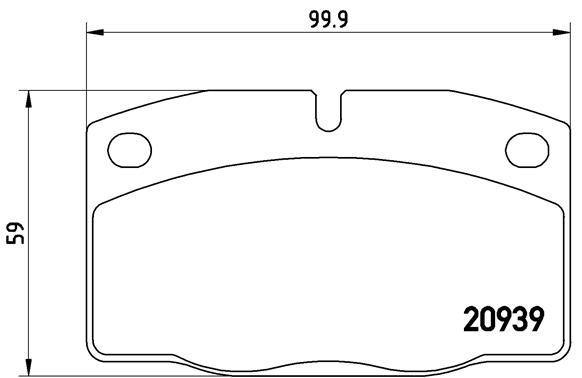 Brembo Brake Pads -Front (P59005) P59005 -Modern Auto Parts