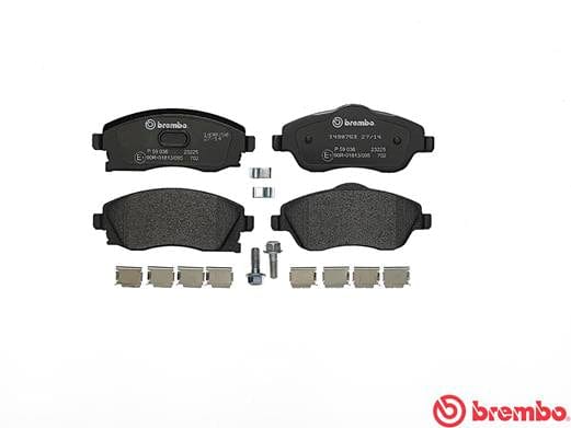 I-Brembo Brake Pads Front Opel Corsa Ldv/Ch ( Set Lh&amp;Rh) (P59036)
