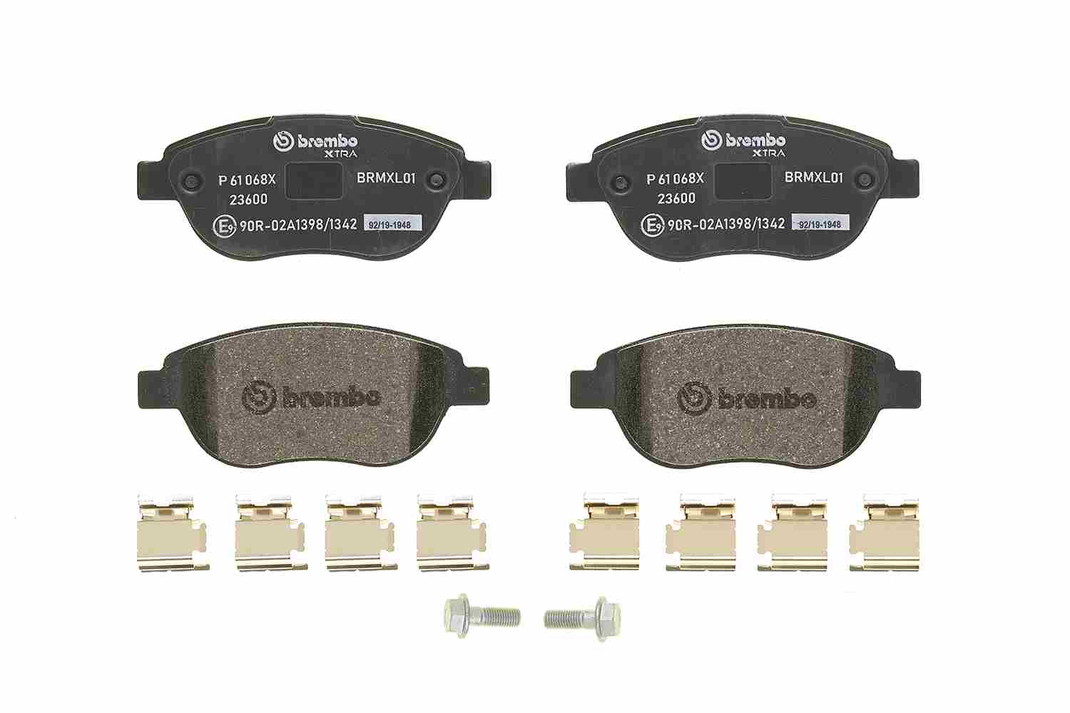 Brembo Brake Pads Front Peugeot 307 1.6/2 ( Set Lh&Rh) (P61068X)