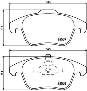 Brembo Brake Pads Front (P61086) P61086 -Modern Auto Parts