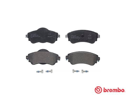 Brembo Remblokke Voor Citroen C4 Ii (B7 (Set Lh&amp;Rh) (P61105)