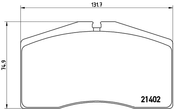 Brembo Brake Pads Front Porsche 911 (964/ ( Set Lh&Rh) (P65006)