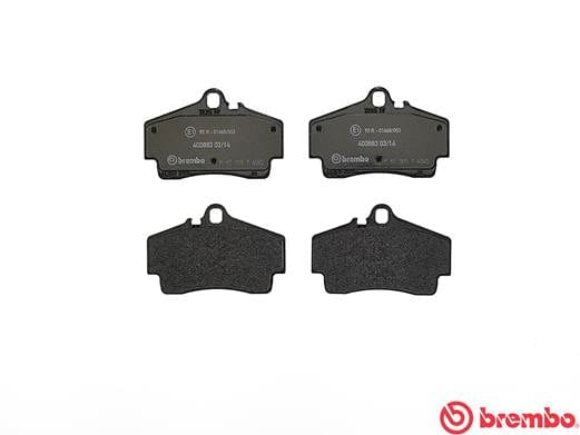 Brembo Remblokkies Agter Porsche 911/Boxst (Stel L&amp;R) (P65008)