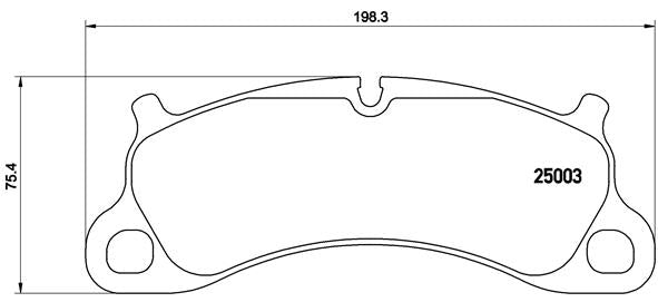 Brembo Brake Pads Front Porsche 911 ( Set Lh&Rh) (P65025)