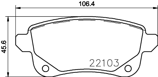 Brembo Brake Pads Rear Renault Megane Iv ( Set Lh&Rh) (P68064)