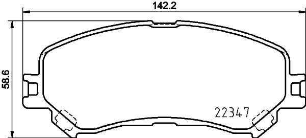 Brembo Brake Pads Front Renault Megane ( Set Lh&Rh) (P68067)