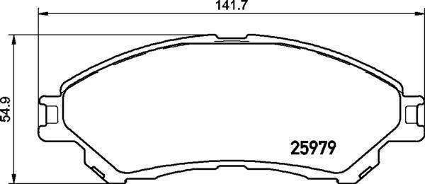 Brembo Brake Pads -Front (P79032) P79032 -Modern Auto Parts