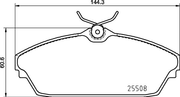 Brembo Brake Pads Front Tata Xenon ( Set Lh&Rh) (P82003)