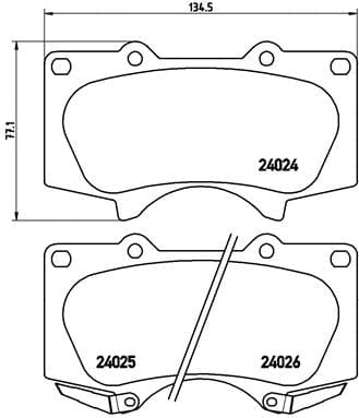 Brake Pads( Set Lh&Rh) (P83066) Superceeded to P83102