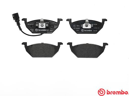 Brembo Brake Pads Front Vw Polo ( Set Lh&Rh) (P85072)