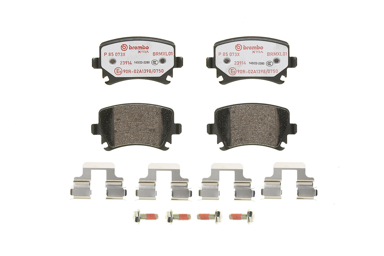 Brembo Brake Pads Rear Vw Caddy/Golf5/6/ ( Set Lh&Rh) (P85073X)