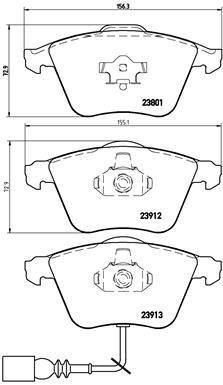 Brembo Brake Pads Front (P85079) P85079 -Modern Auto Parts