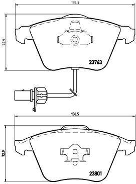 Brembo Brake Pads Front (P85084) P85084 -Modern Auto Parts