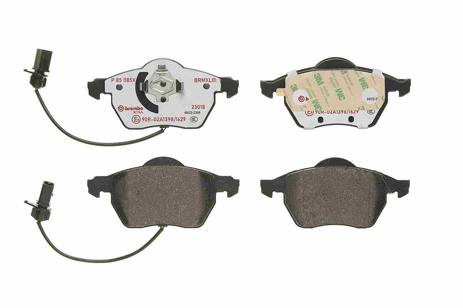 Brembo Brake Pads Front Audi A4 B6/B7/A6 ( Set Lh&Rh) (P85085X)