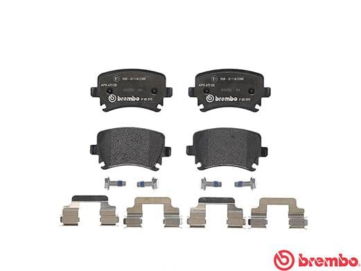 Brembo Remblokkies Agter Audi A3/Golf 5 (Stel L&amp;R) (P85095)