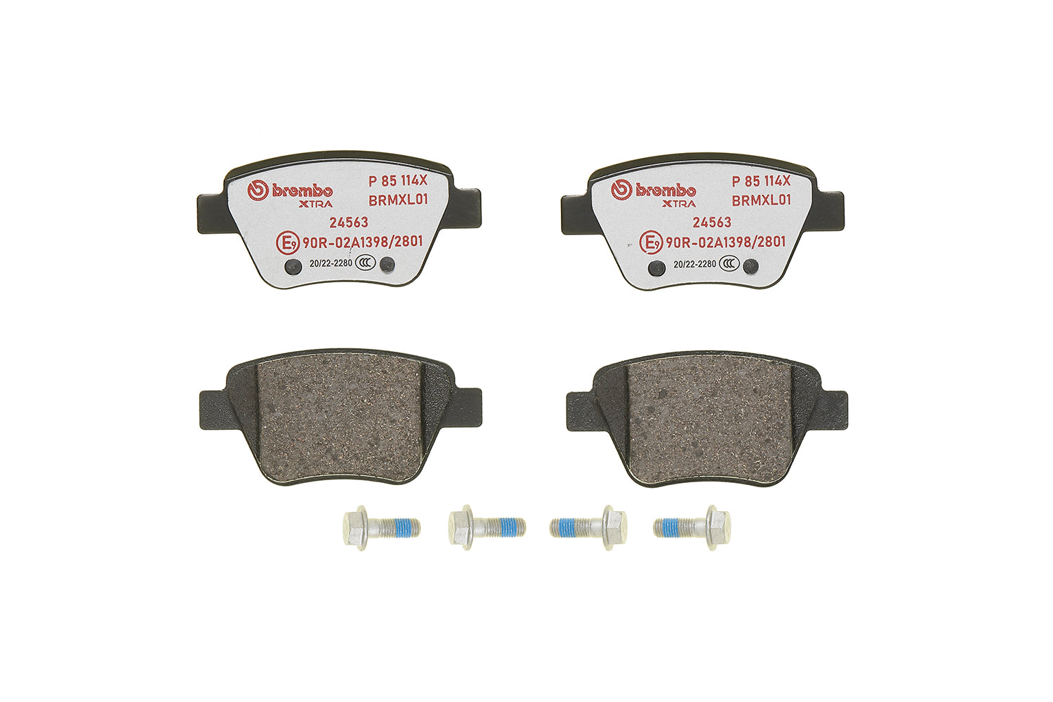 Brembo Brake Pads Rear Audi A1/A3/Fordku ( Set Lh&Rh) (P85114X)