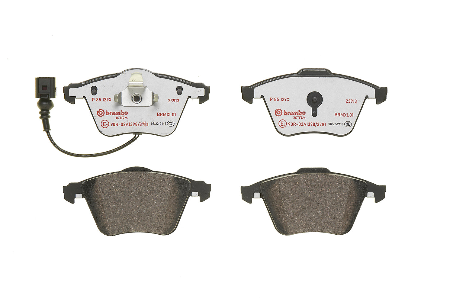 Brembo Brake Pads Front Audi S3/Vw Golf7 ( Set Lh&Rh) (P85129X)