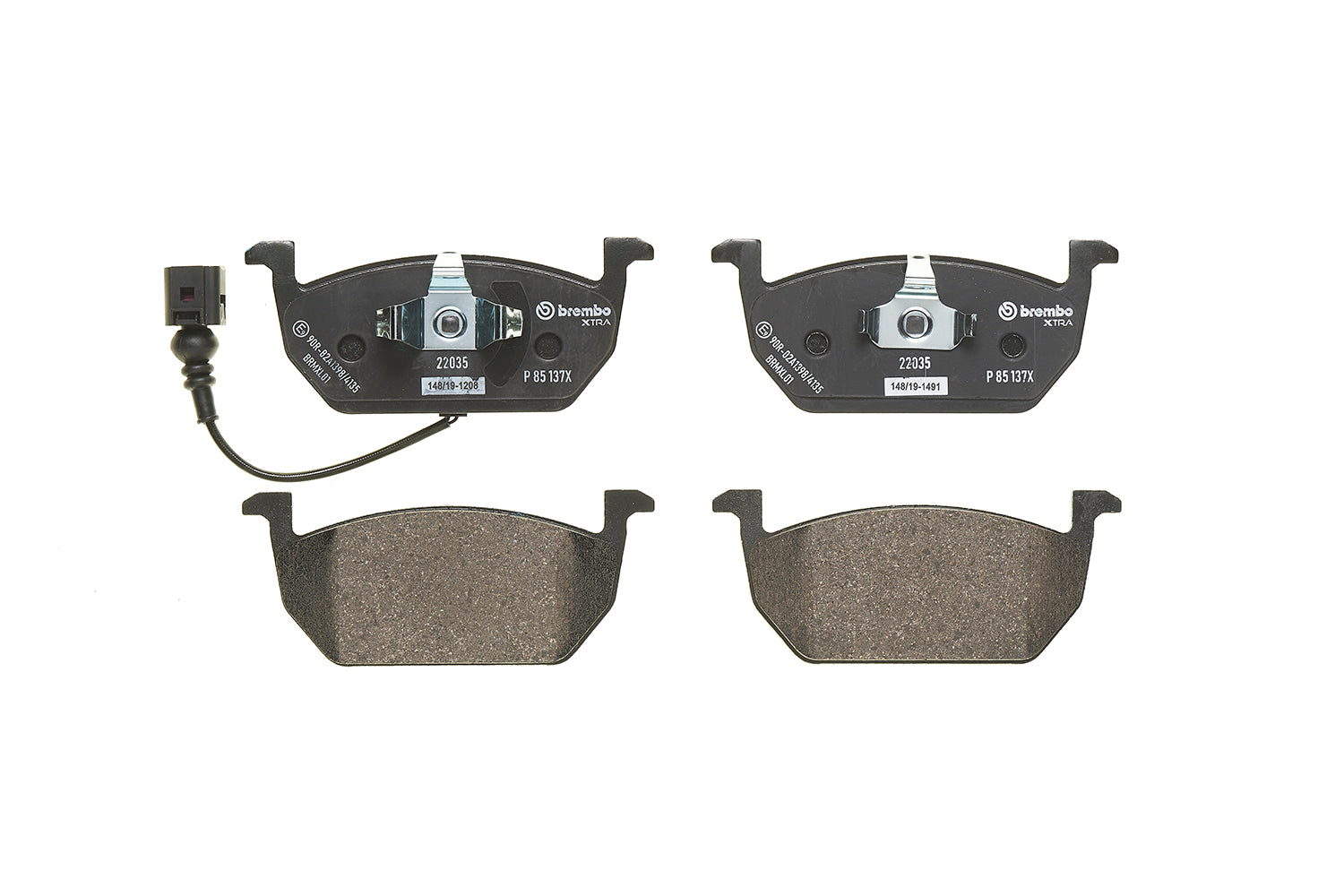 Brembo Brake Pads Front Audi A3 8V ( Set Lh&Rh) (P85137X)