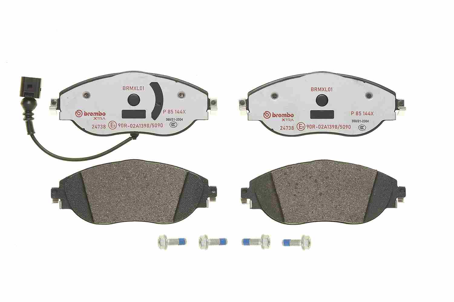 Brembo Brake Pads Front Audi S3/Golf 7/Ti ( Set Lh&Rh) (P85144X)