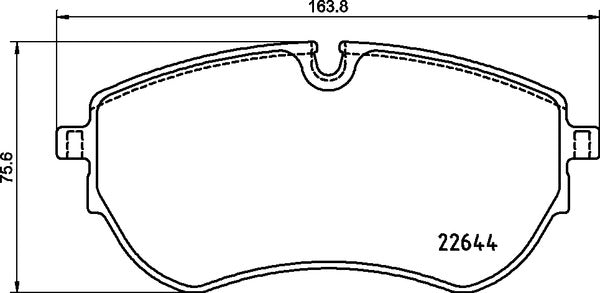 Brembo Brake Pads Front Vw ( Set Lh&Rh) (P85173)