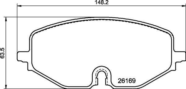 Brembo Brake Pads Front Vw ( Set Lh&Rh) (P85182)