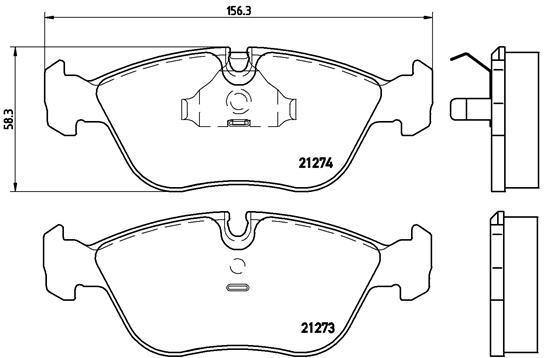 Brembo Brake Pads Front (P86013) P86013 -Modern Auto Parts