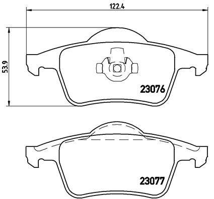 Brembo Brake Pads Rear (P86014) P86014 -Modern Auto Parts