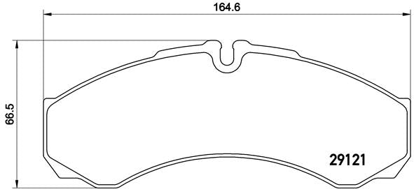 Brembo Brake Pads Fr / Rr Iveco Daily /Turbo ( Set Lh&Rh) (Pa6017)