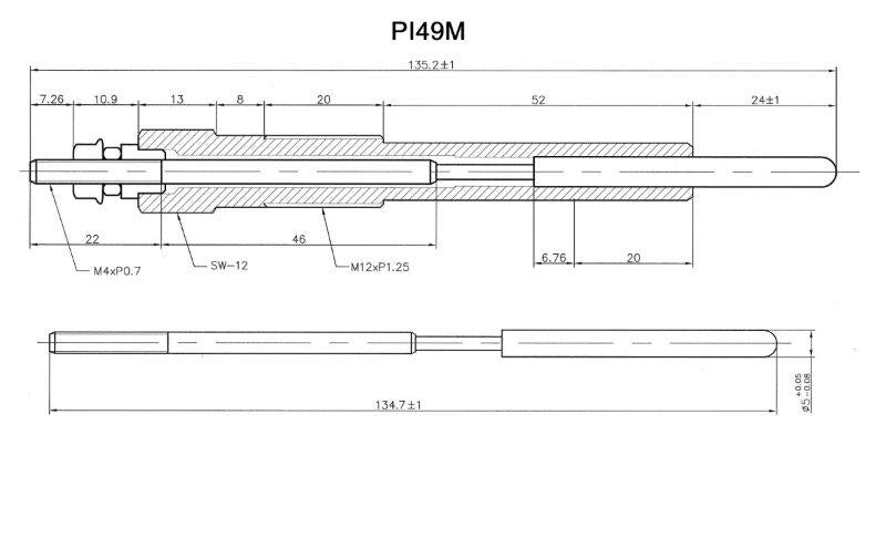 Glow Plug MOTOPART PI49M (1PC)