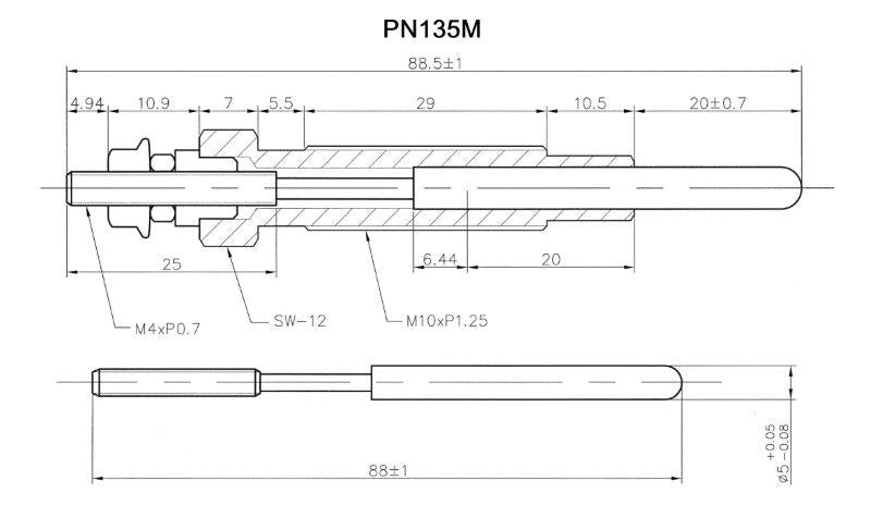 Glow Plug MOTOPART PN135M (1PC)