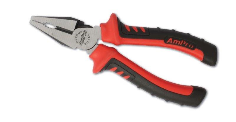 7 (180Mm) High Leverage Combination Pliers AMPRO T29047