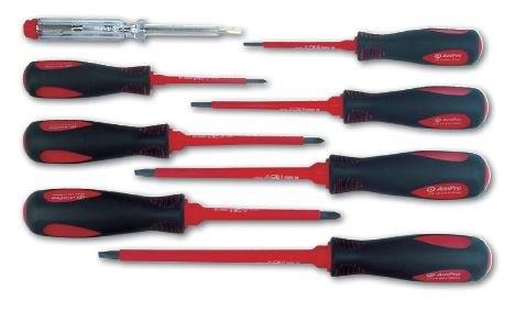 8Pc Insulated Screwdriver Set (Vde1000V) AMPRO T32195 tools at Modern Auto Parts!