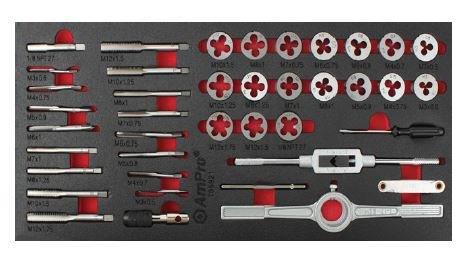 39Pc Tap & Die Tool Set Ft AMPRO T35921 tools at Modern Auto Parts!