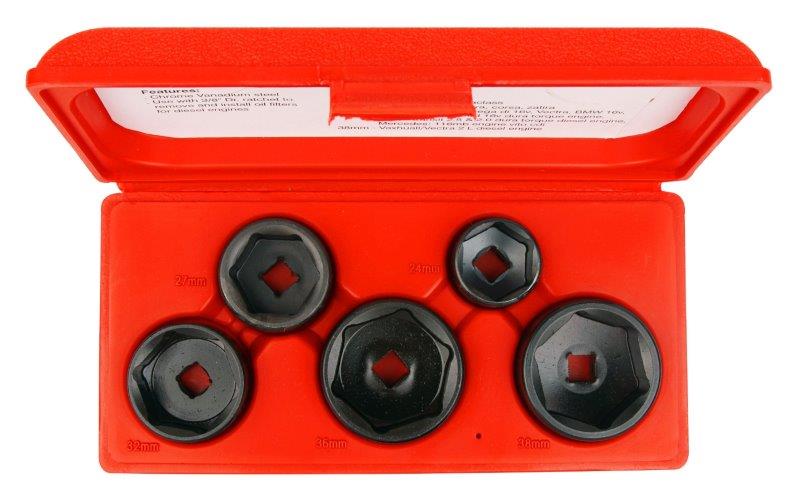 5Pc Oil Filter Cap Wrench Set AMPRO T75875 tools at Modern Auto Parts!