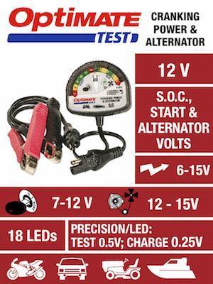 Optimate Test - Ts120 - Battery & Charging/Alternator System Tester - Modern Auto Parts