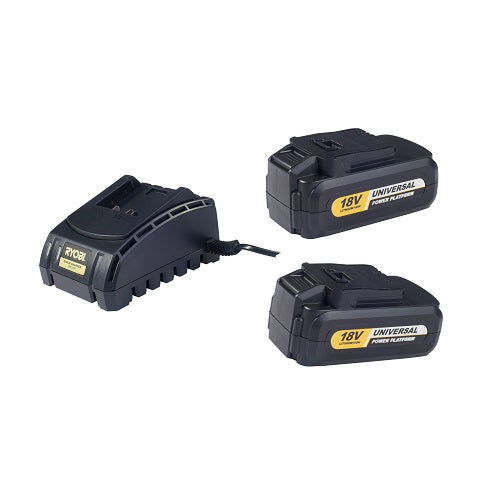 Ryobi 18V Batteries And Charger Kit (Xb3000 X2, Xpp2700)