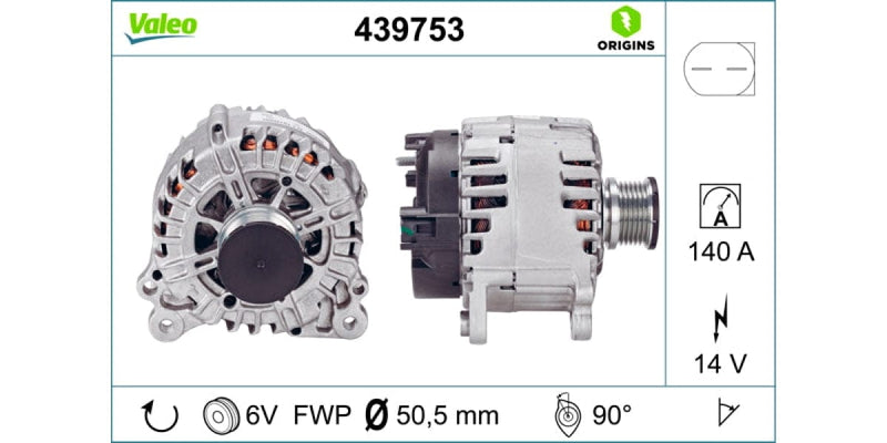 Alternator Vw Amarok,Crafter Cdba,Cdca,Ckub 2011-> 12V