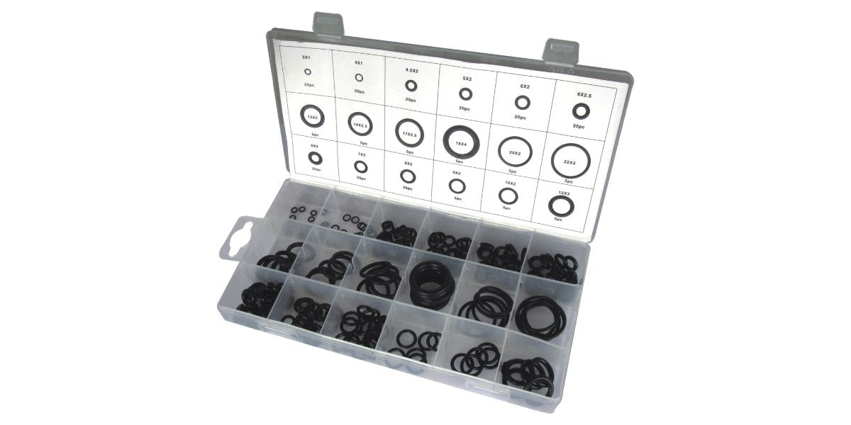 Assorted Oring Set Quantity: 225 O-Ring Kit