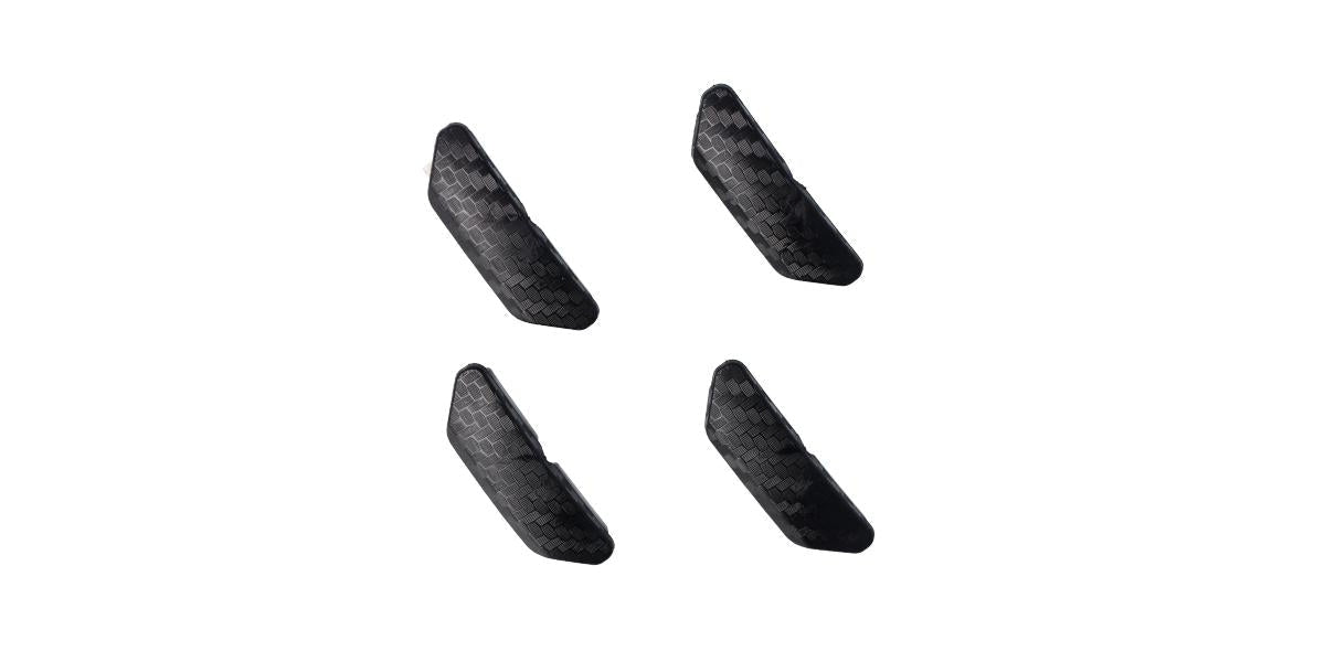 Autogear 4Pc Car Door Edge Guard Carbon Trim Protector