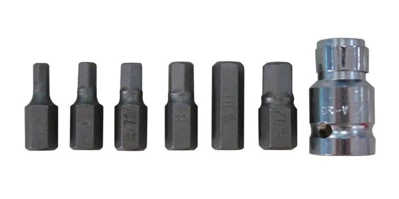 Autogear 7 Piece Hex Bit Set Socket