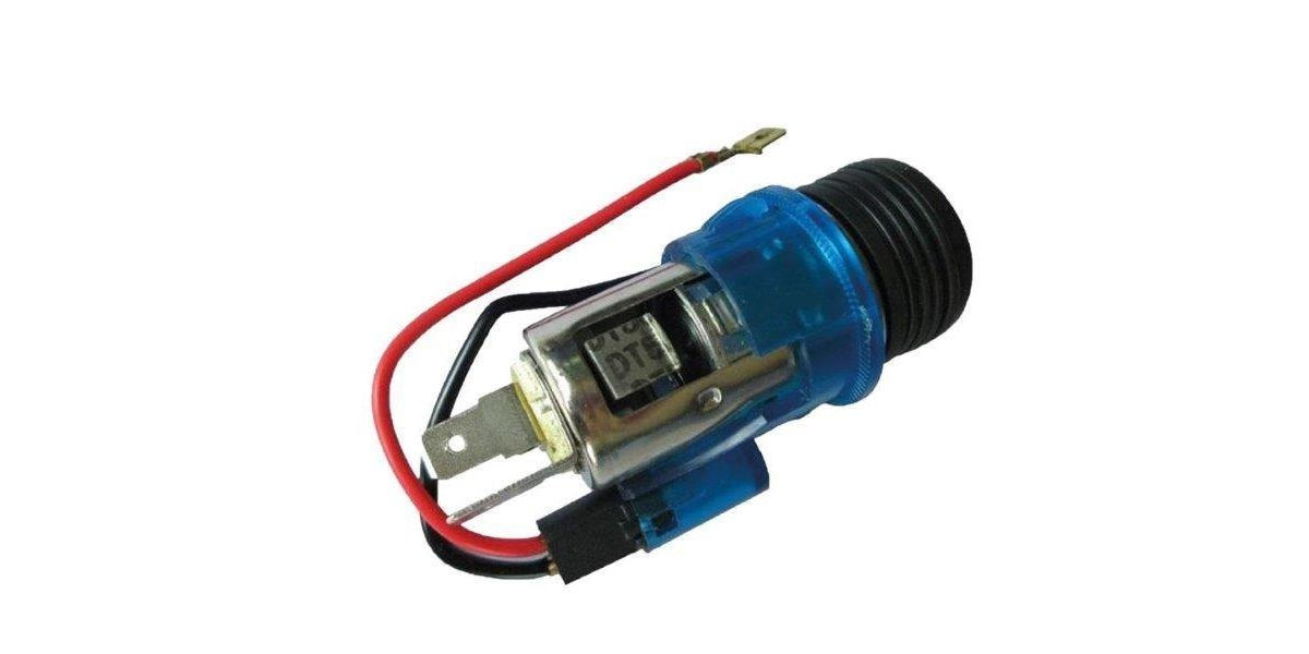 Autogear Cigarette Lighter Plug With Connection Illumination Blue - Modern Auto Parts