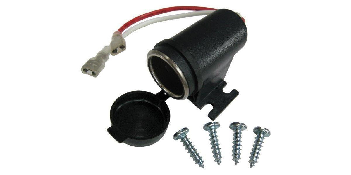 Autogear Cigarette Lighter Socket And Cover With Connector - Modern Auto Parts