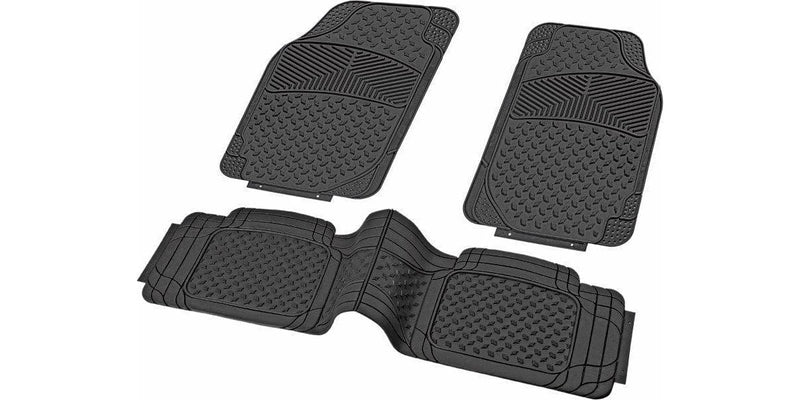 Autogear Custom Cut-To-Fit Rubber Mat Set 3Pc - Modern Auto Parts